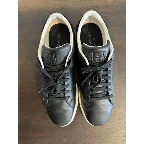 Cole Haan GrandPro Rally Men's 9 Black Shoes Sneakers Leather Tennis Lightweight - Picture 6 of 6